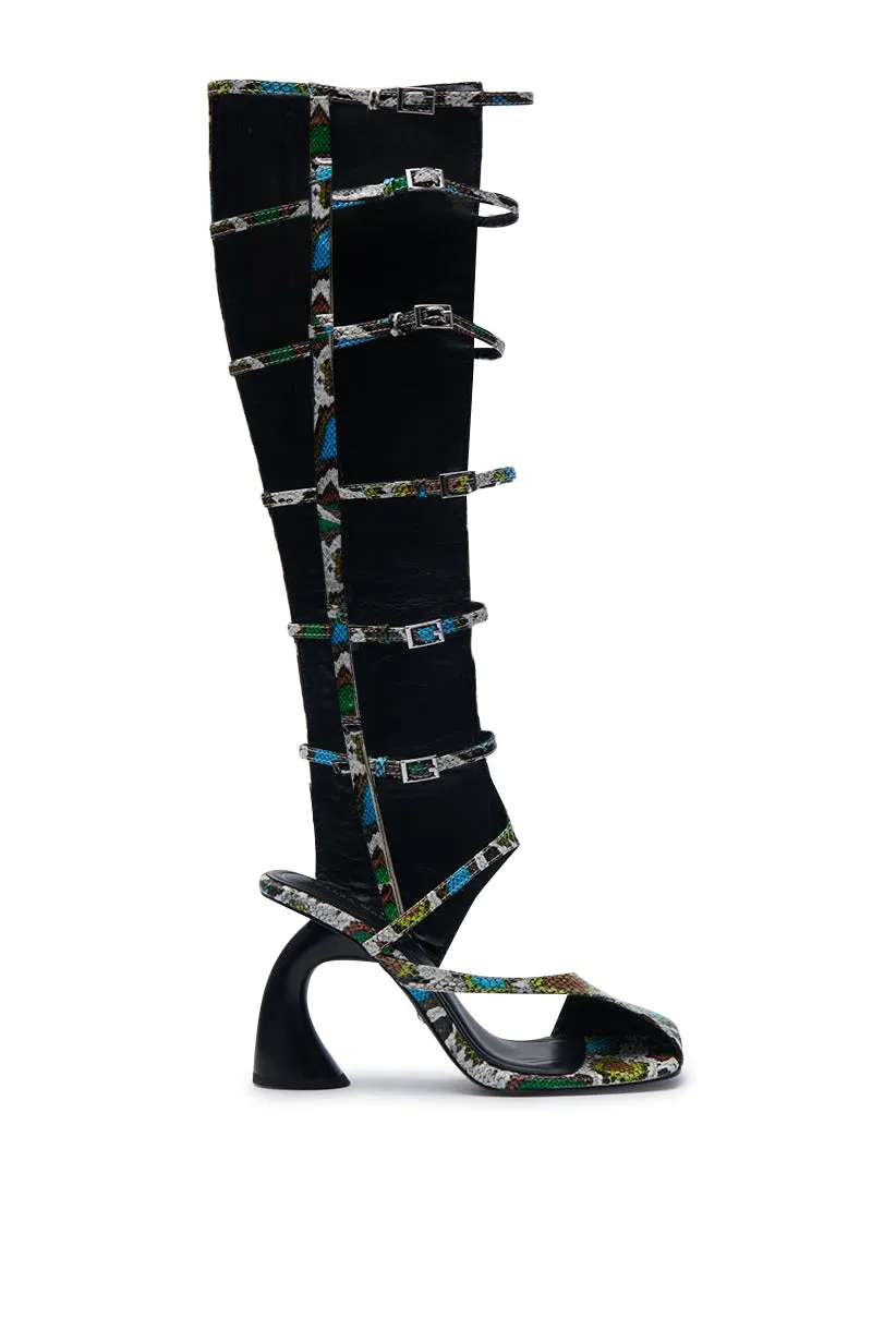 AZALEA WANG ANDRIUS SNAKE GLADIATOR SANDAL