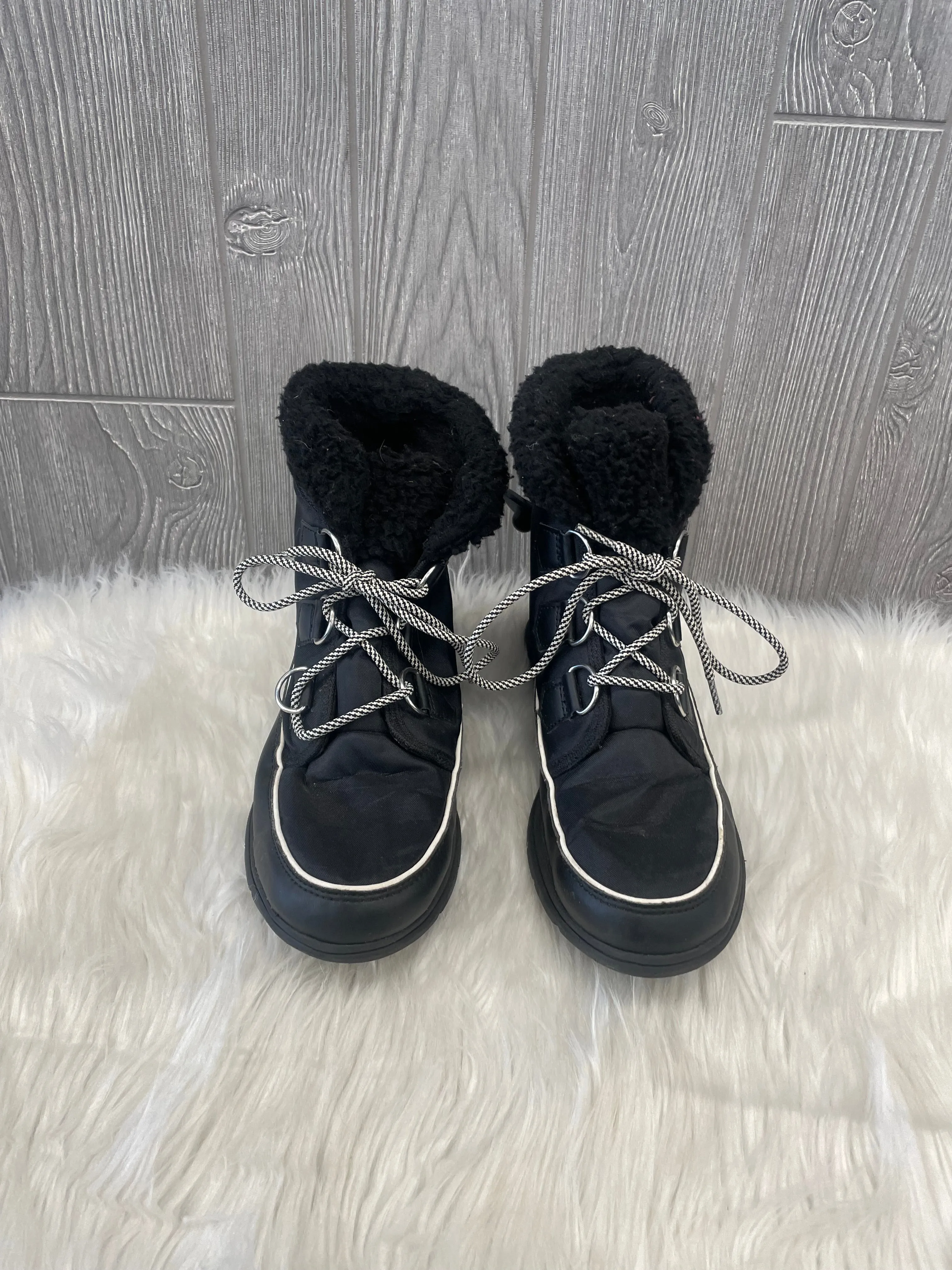 Black Boots Snow Sorel, Size 10