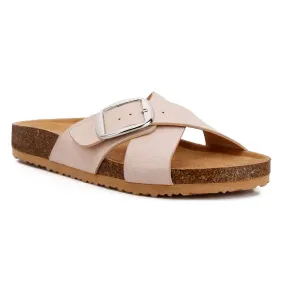 Buckle Slip On Sandals