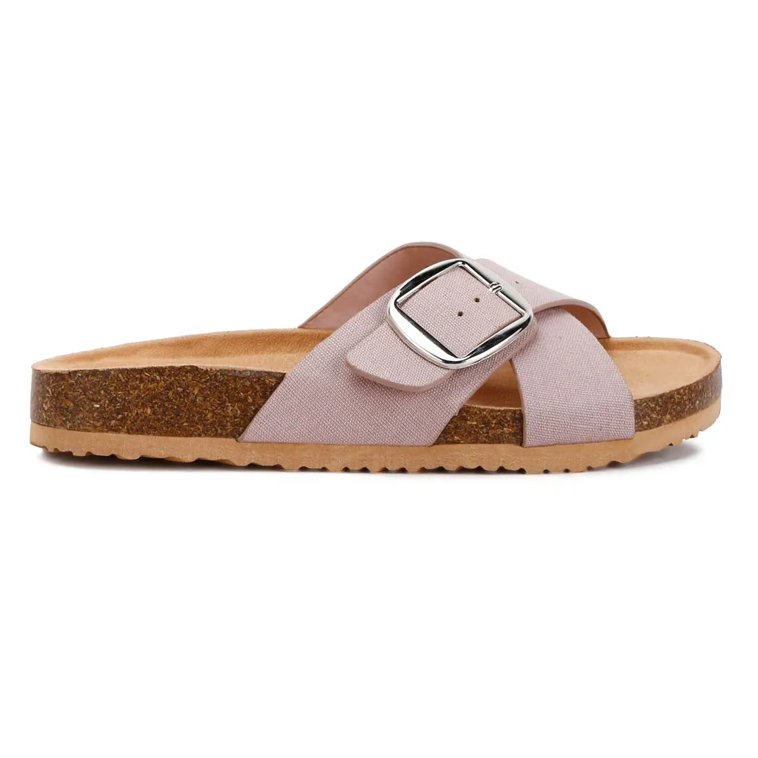 Buckle Slip On Sandals