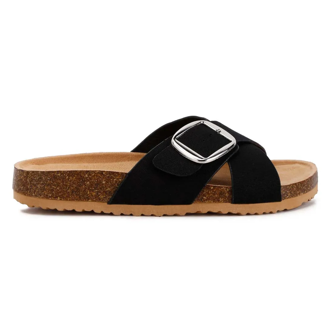 Buckle Slip On Sandals