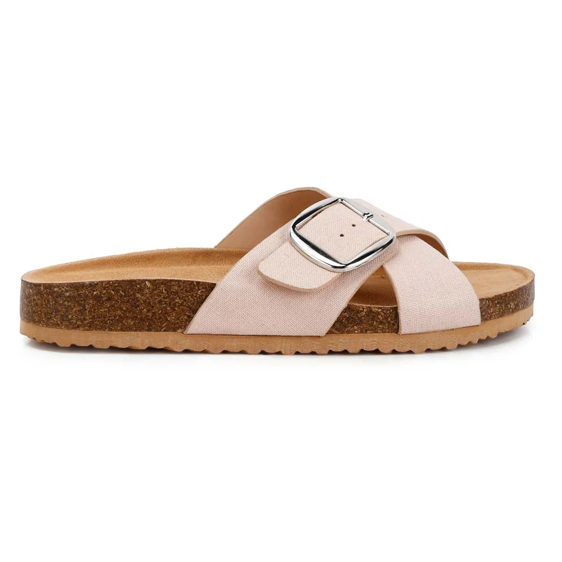 Buckle Slip On Sandals