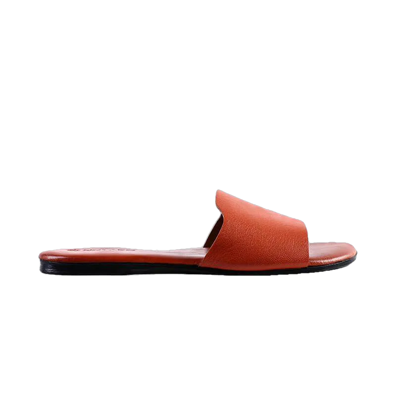 Caprice- Leather Flat Sandals Online For Women