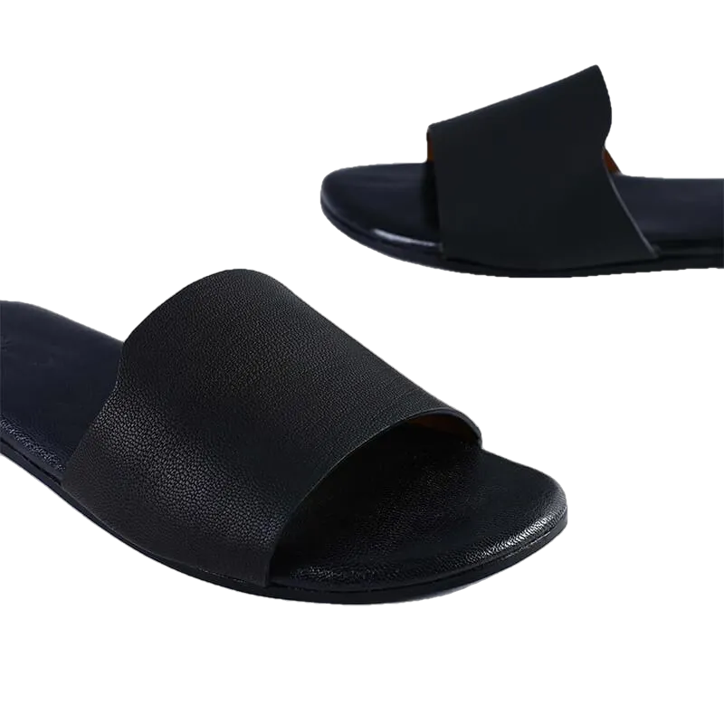 Caprice- Leather Flat Sandals Online For Women