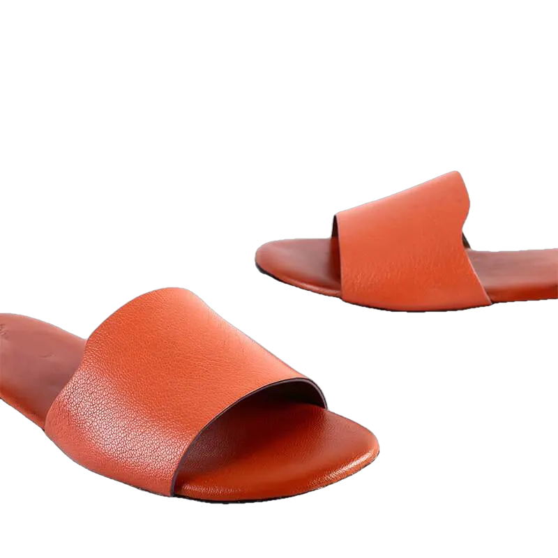 Caprice- Leather Flat Sandals Online For Women