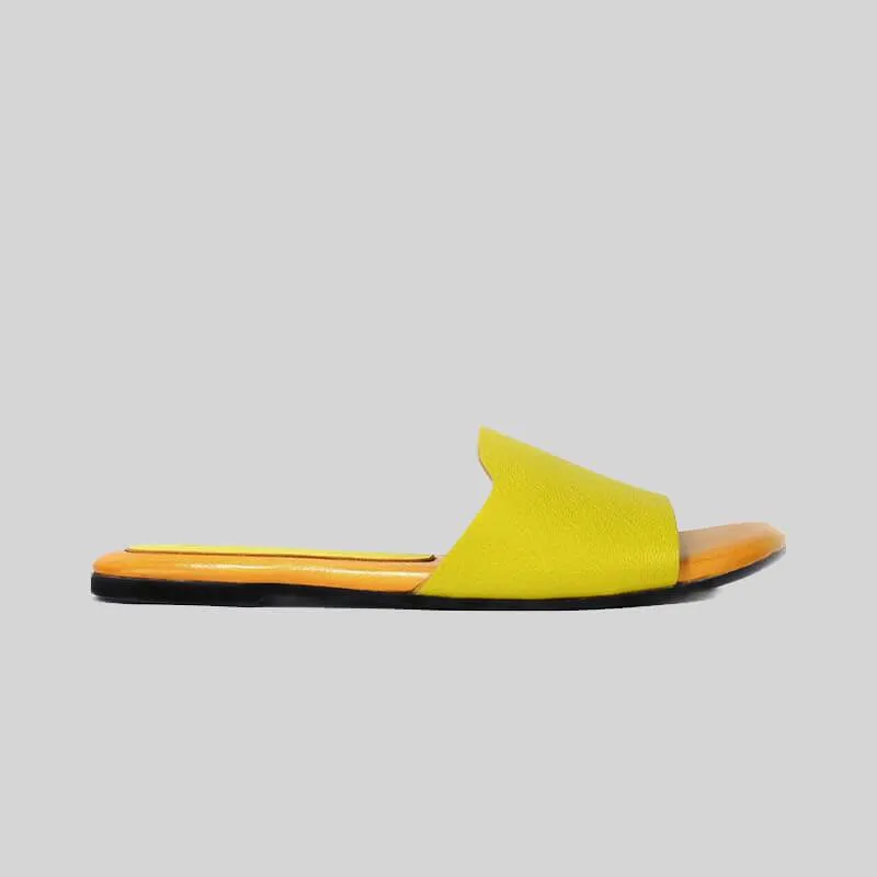 Caprice- Leather Flat Sandals Online For Women