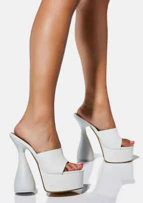 Cool Let's Talk About Us Platform Heels