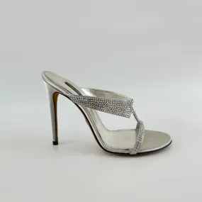 Dolce & Gabbana Crystal Sandal Heels, 37