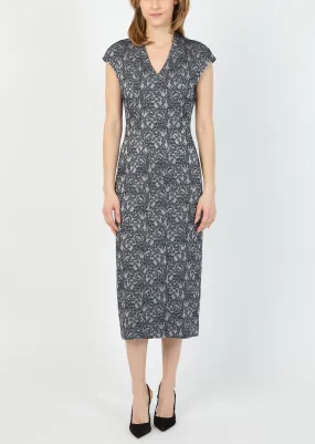 DUOMO LACE JACQUARD DRESS