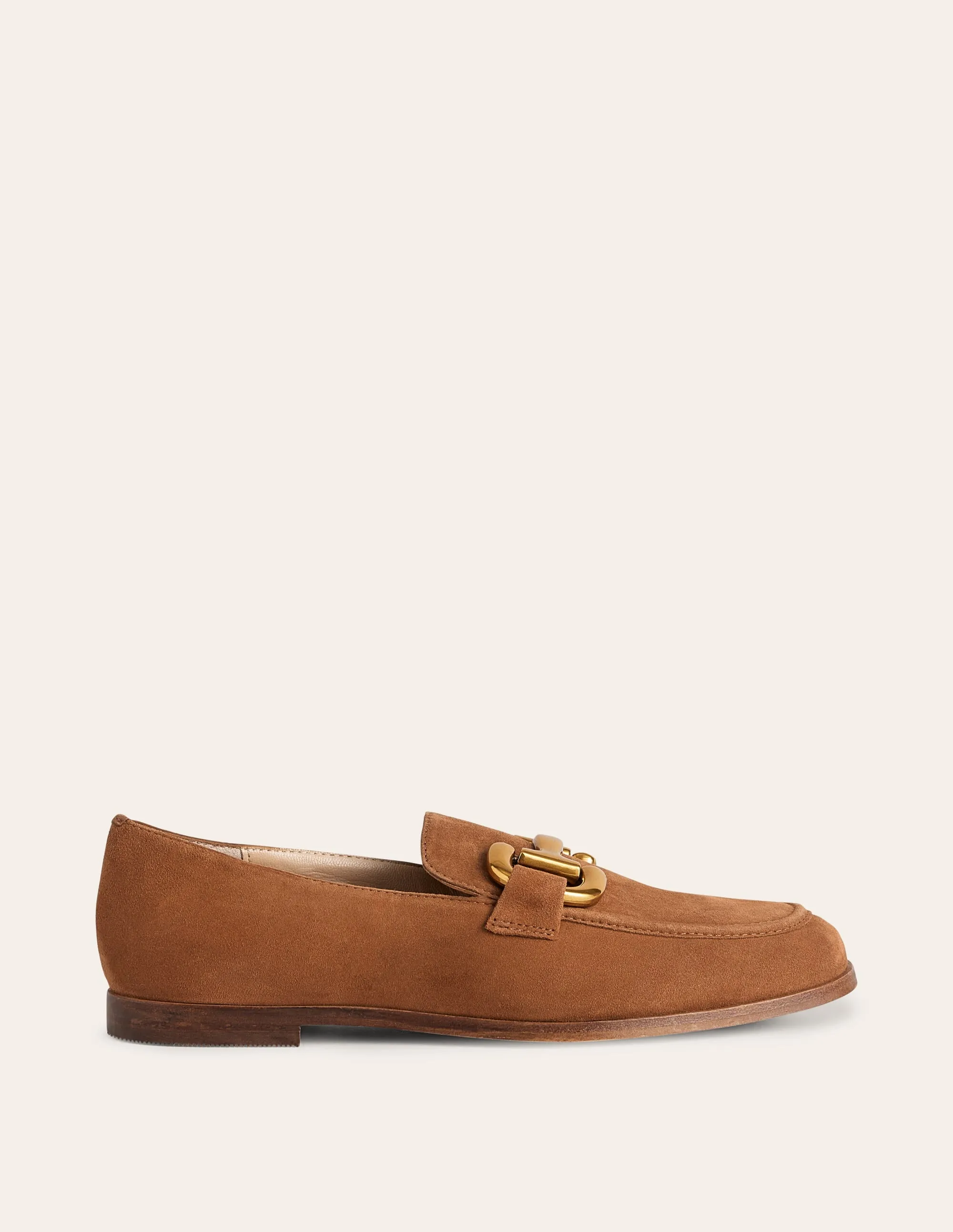 Iris Snaffle Loafers-Ginger Snap Suede