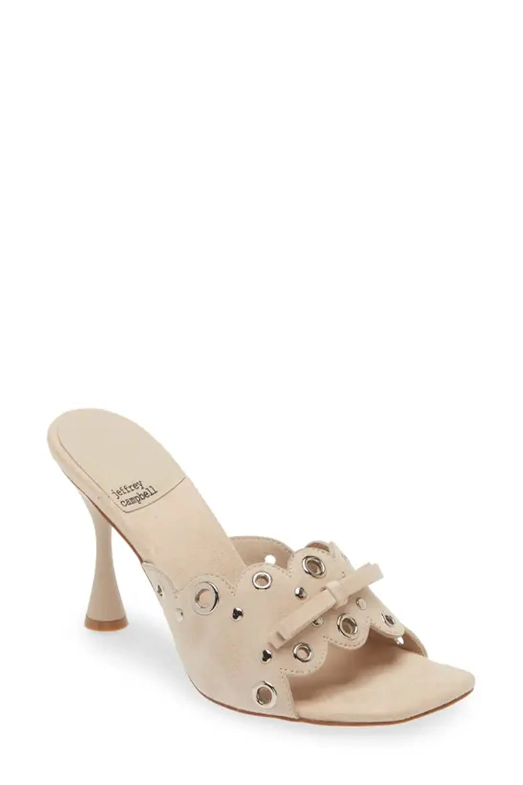 Jeffrey Campbell Odom-MD in Natural Suede Silver