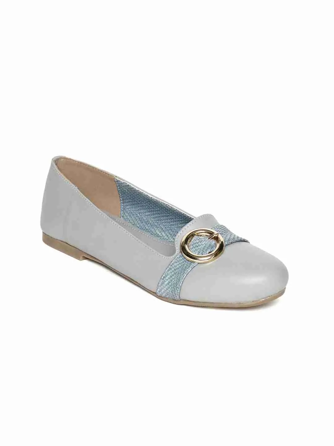 Kaya Grey Textured Ballet