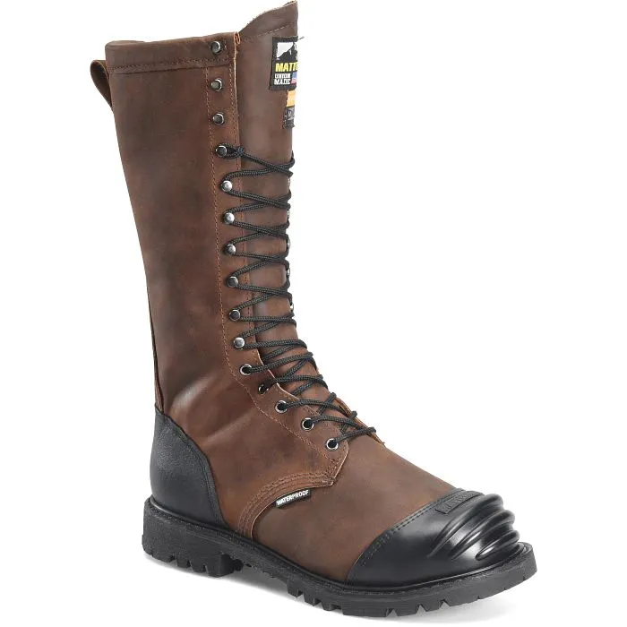 MEN'S MATTERHORN TAILINGS 16" MET GUARD STEEL TOE INSULATED WATERPROOF WORK BOOT: MT716