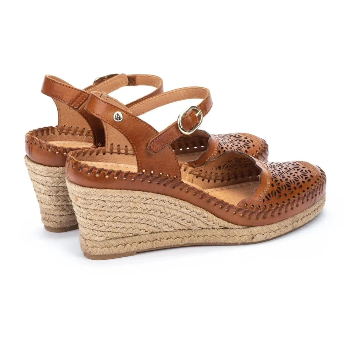 Pikolinos Vila W9y- 1504c1 Women's Wedge Sandals in Brandy