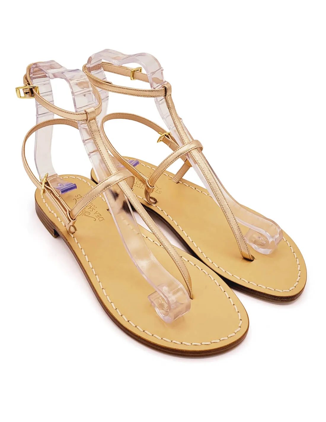 PLATINUM PINK GOLD SLAVE SANDALS (ART. DS2403OR)