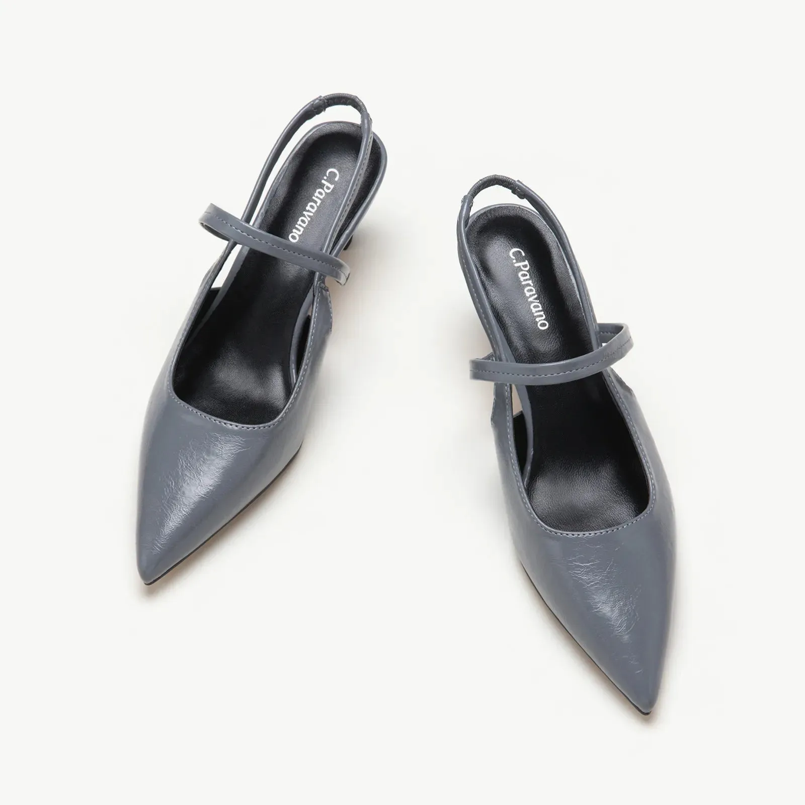 Pointed Toe Kitten heel Slingbacks (Helen)