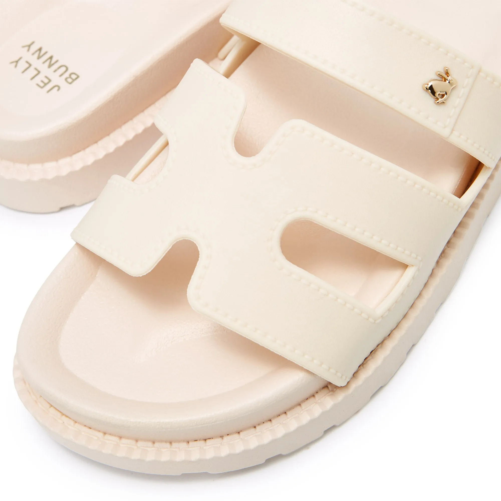 Sena Plain Sandals White