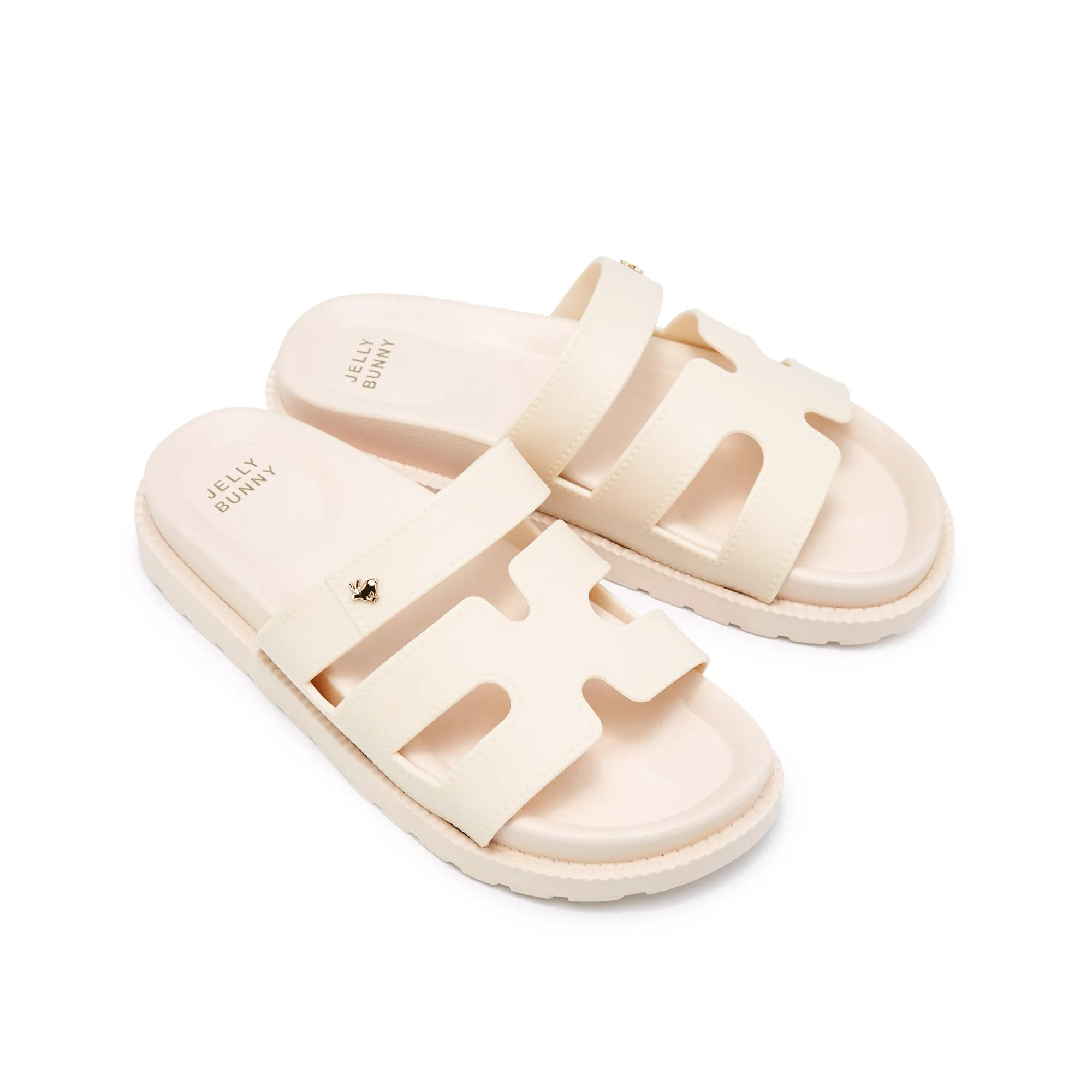 Sena Plain Sandals White