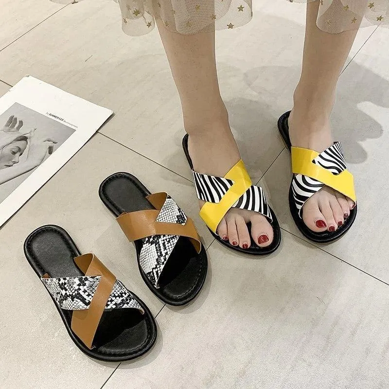 Women's Indoor Stripe Sandals