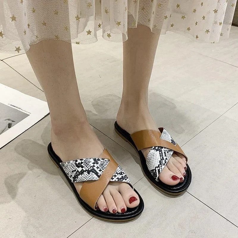 Women's Indoor Stripe Sandals