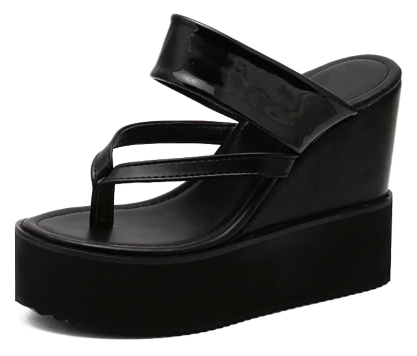 Women's Summer Leather Slip-On Sandals