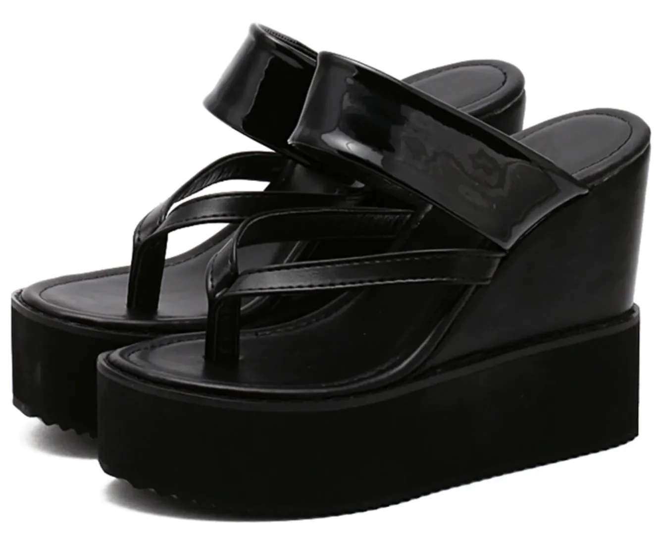 Women's Summer Leather Slip-On Sandals